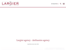 Tablet Screenshot of largier.fr